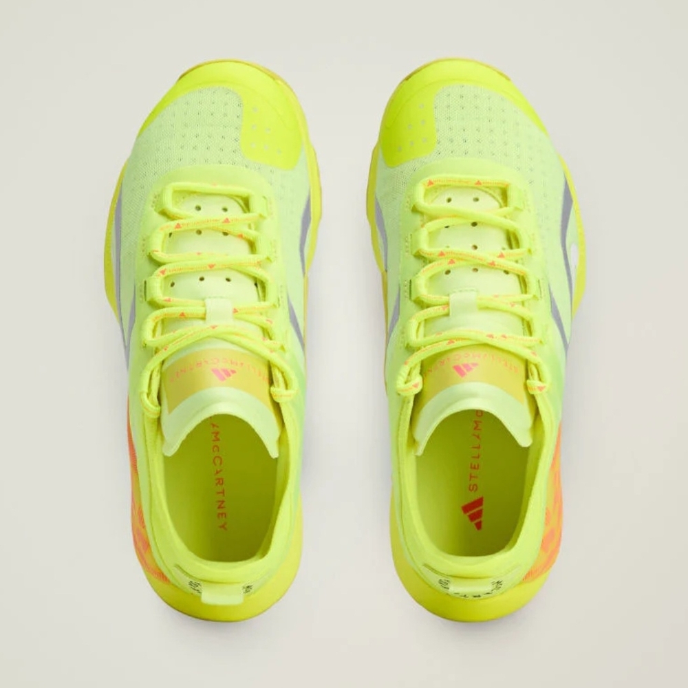 Adidas by Stella McCartney Neon Yellow Athletic Shoes NWT - Picture 2 of 4